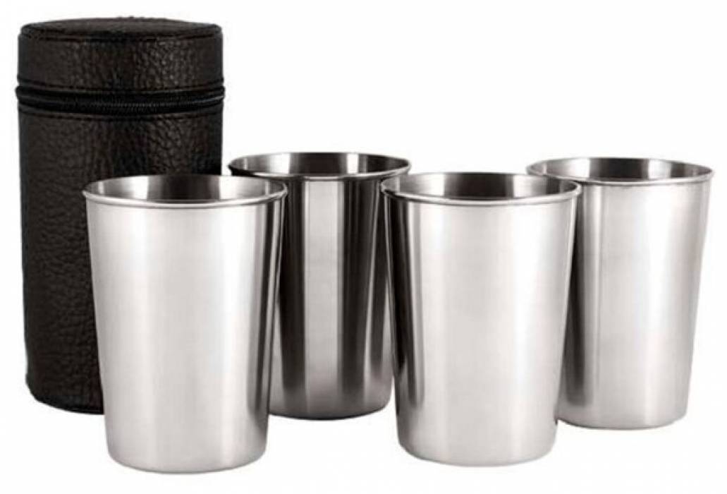 Набор стопок в чехле, 4 шт по 150 мл